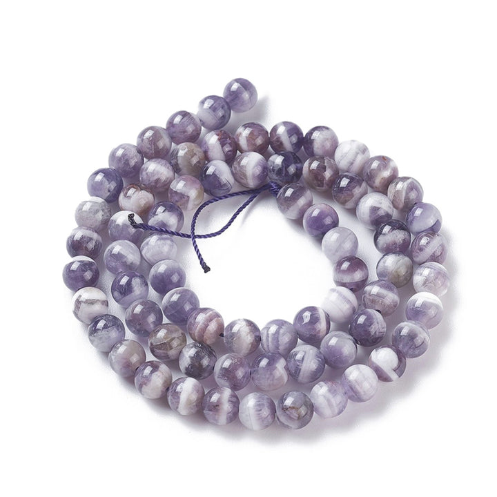 Amethyst Beads, Semi-Precious Stone, 6mm, 64pcs/strand