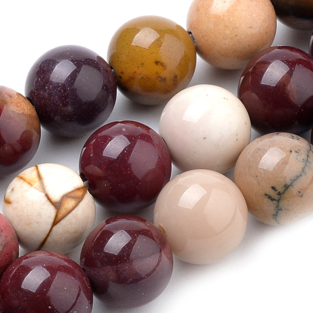 Mookaite Beads, Semi-Precious Stone, 8mm, 46pcs/strand