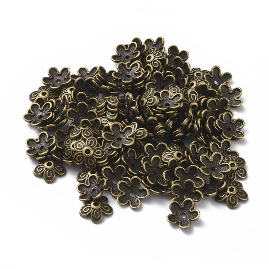 Free Shipping 50Pcs Long Cone Bead Cap 8x41mm Gold Silver Bronze Dull  Silver For Jewelry Making Craft DIY BC12