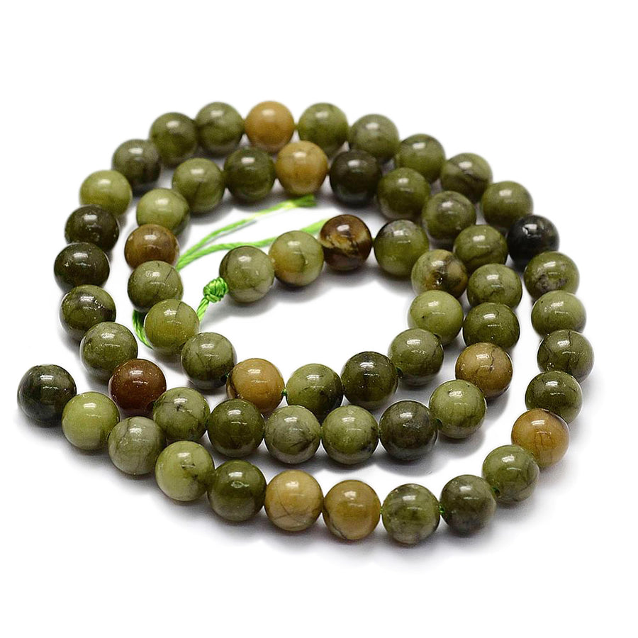 JOE FOREMAN Green Jade Beads for Jewelry Making Natural Gemstone Semi  Precious 3-5x10-12mm Freeform Potato Shape 15